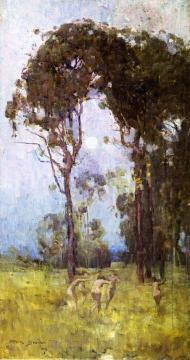 What thou amongst the leaves hast never known Artwork by Sir Arthur Streeton
