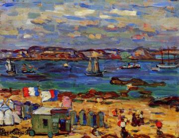 Study, St. Malo, No. 12 Artwork by Maurice Prendergast
