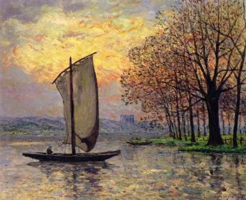 The Banks of the Loire Artwork by Maxime Maufra