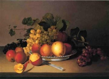 Fruit In A Basket Artwork by James Peale