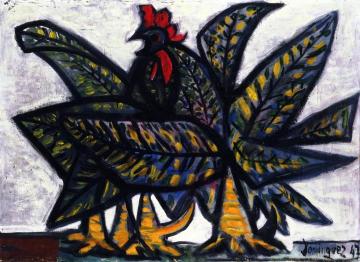 The Cock Artwork by Oscar Dominguez