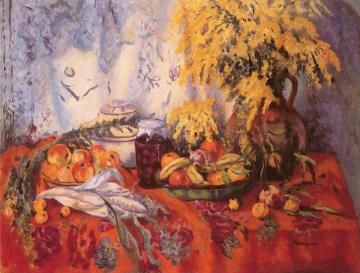 The Orange Carpet Artwork by Henri Manguin