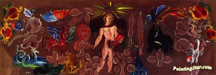 Orpheus Charming The Animals Artwork by Raoul Dufy