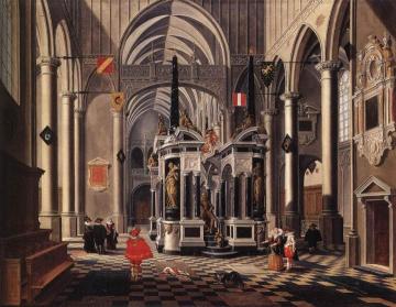 The Tomb of William the Silent in the Niewe Kerk of Delft Artwork by Bartholomeus van Bassen