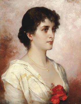 A Young Beauty Artwork by Conrad Kiesel