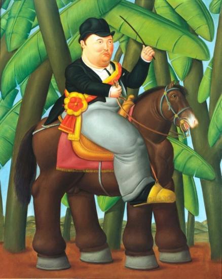 The President, 1989 Artwork by Fernando Botero