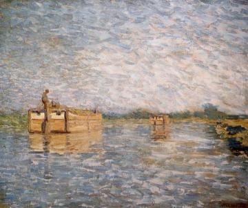 Morning on the Canal Artwork by William Langson Lathrop