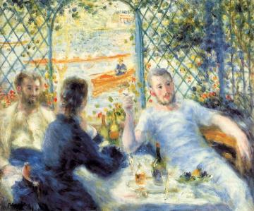 The Canoeist's Luncheon Artwork by Pierre Auguste Renoir