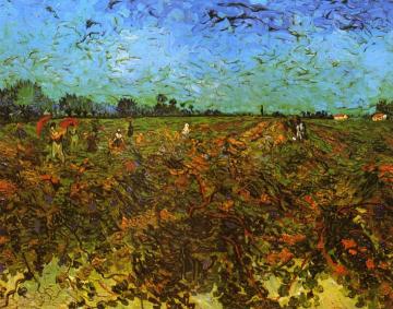 The Green Vineyard Artwork by Vincent Van Gogh