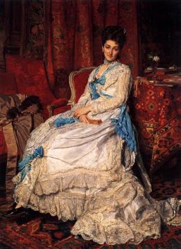 Portrait of Marquesa de Manzanedo Artwork by Jean Louis Ernest Meissonier