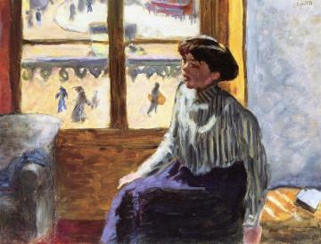 Woman in front of the Window Artwork by Pierre Bonnard