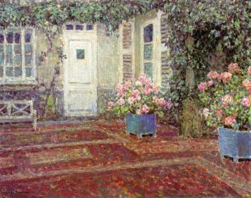 Hydrangeas Artwork by Henri Le Sidaner