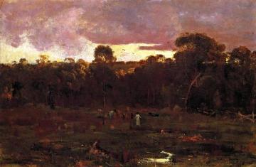 June Evening, Box Hill Artwork by Sir Arthur Streeton