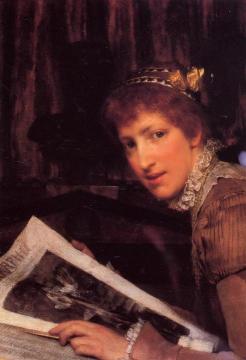Interrupted Artwork by Sir Lawrence Alma Tadema