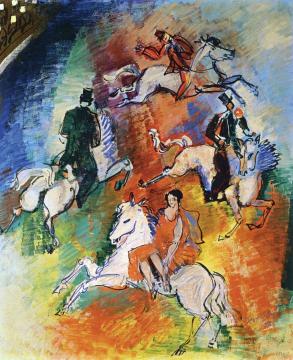 Haute école Artwork by Jean Dufy