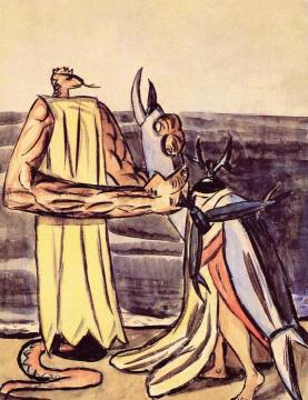 The Serpent King and the Stag Beetle Bride Artwork by Max Beckmann