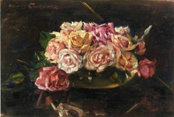 Roses Artwork by Lovis Corinth