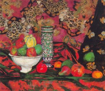 Still Life with Fruit Artwork by Ilya Mashkov