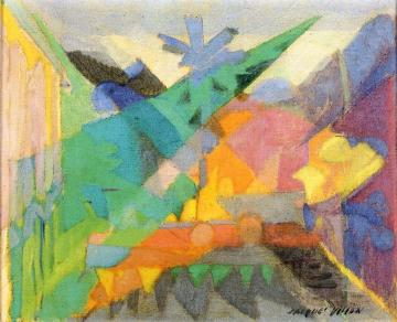 Garden At Bernay Artwork by Jacques Villon