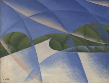 Abstract Speed - The Car Has Passed Artwork by Giacomo Balla