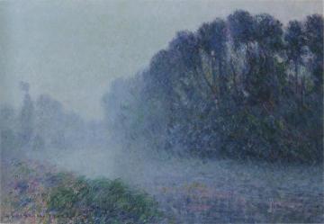 By the Eure River - Mist Effect Artwork by Gustave Loiseau