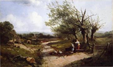 The Old Oaken Bucket Artwork by Andrew W. Melrose