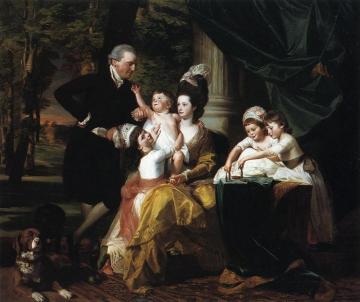 Sir William Pepperrell And Family Artwork by John Singleton Copley