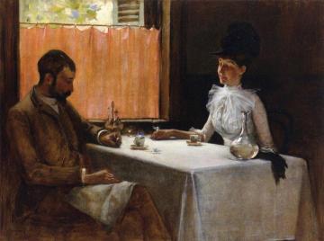 The Loiterers Artwork by Irving R. Wiles