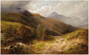 A mountain road Artwork by George Turner