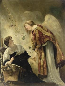The Annunciation Artwork by Paulus Bor