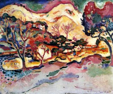 Landscape at La Ciotat Artwork by Georges Braque