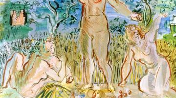 The Three Graces Artwork by Raoul Dufy