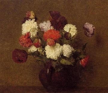Flowers: Poppies Artwork by Henri Fantin-Latour