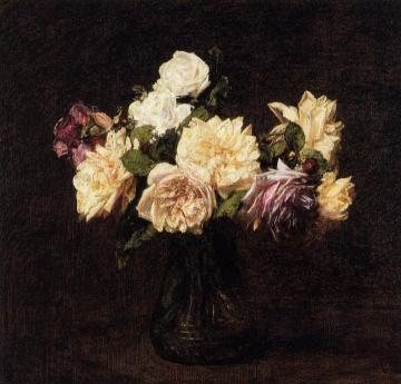 Roses Artwork by Henri Fantin-Latour