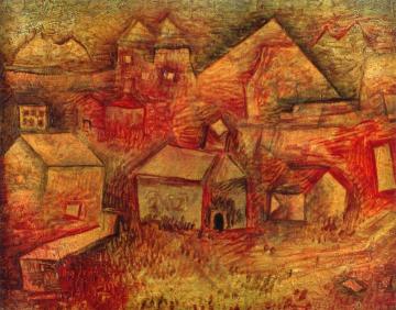 Settlement by the Quarry Artwork by Paul Klee