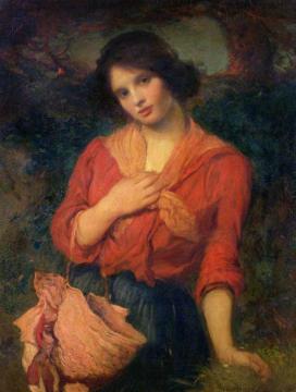 The Tryst Artwork by Thomas Edwin Mostyn