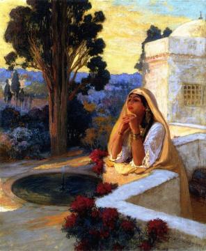 Rêverie Artwork by Frederick Arthur Bridgman