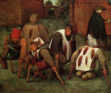 The Cripples Artwork by Pieter Bruegel the Elder