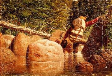 Gold Digger, B.C. Artwork by William George Richardson Hind