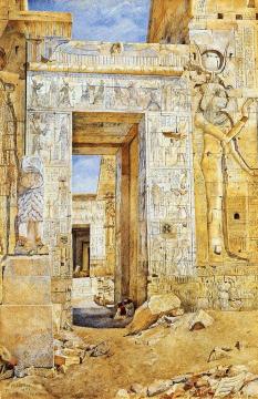 Portal of Nectanebus, Philae Artwork by Henry Roderick Newman