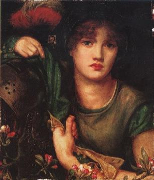 My Lady Greensleeves Artwork by Dante Gabriel Rossetti