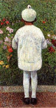 Little Girl in White Artwork by Henri Martin