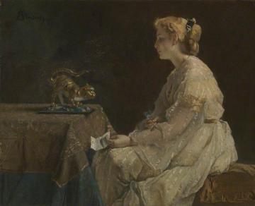 The Present Artwork by Alfred Stevens