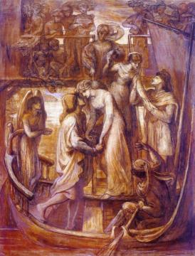 The Boat of Love Artwork by Dante Gabriel Rossetti