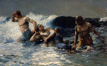 Undertow Artwork by Winslow Homer