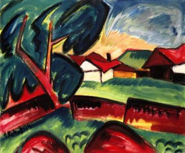 The Grange Artwork by Karl Schmidt Rottluff