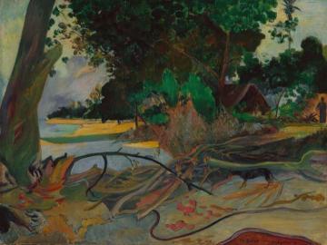 The Hibiscus Tree Artwork by Paul Gauguin