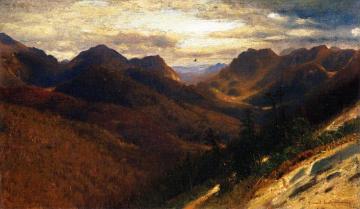 A View Of Yosemite, Spiller Canyon And Bridgeport Valley, California Artwork by Samuel Colman Jr.