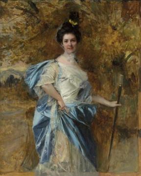 Autumn Beauty Artwork by Francois Flameng