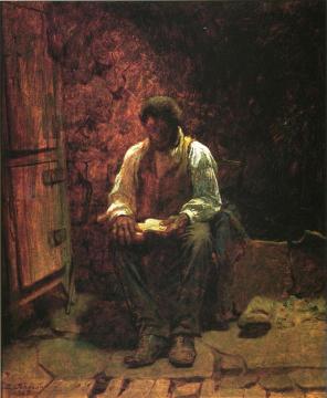 The Chimney Corner Artwork by Eastman Johnson
